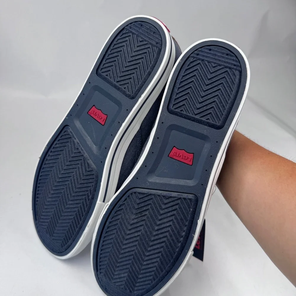 NEW Levis Seaside Denim Men's 10 Navy Slip On Loafers NO BOX